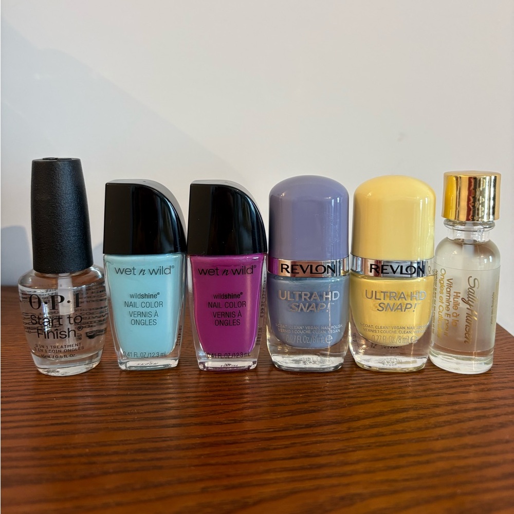 OPI, Sally Hansen, Revlon, Wet n Wild Nail Care Set